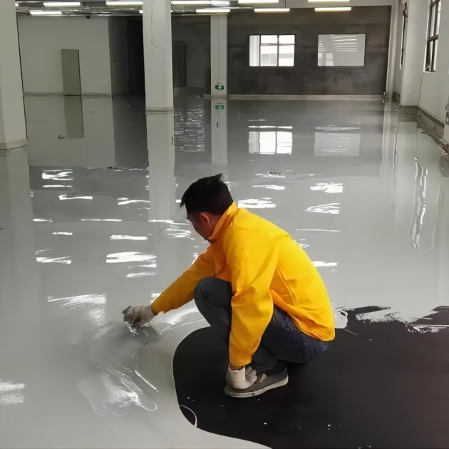 蓬莱防腐防静电地坪,防腐防静电自流平地坪产品图1